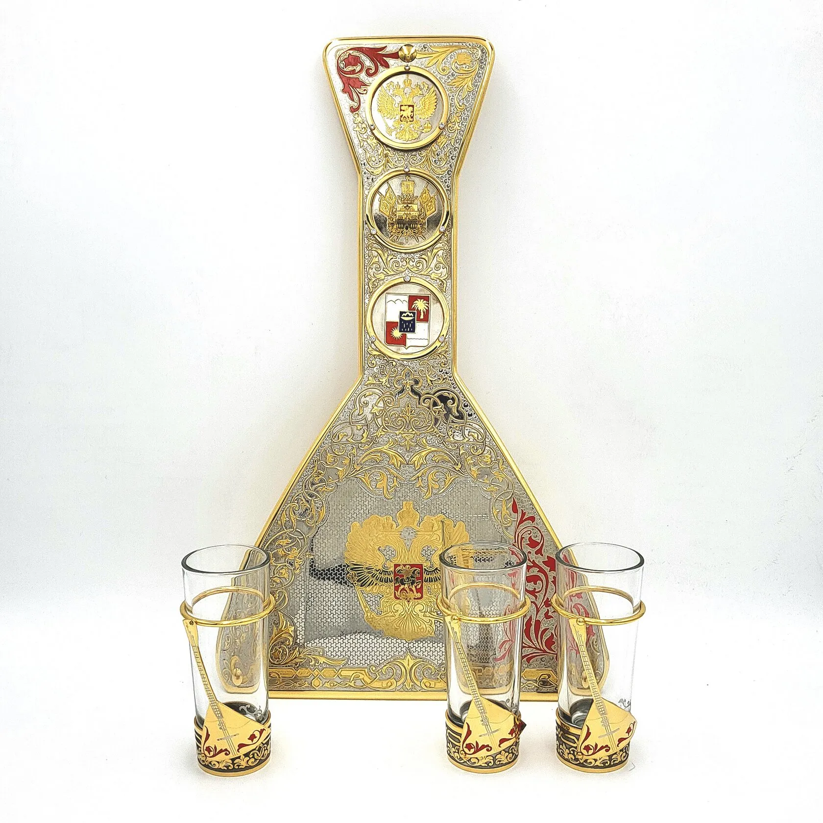 Набор водочный на троих Балалайка